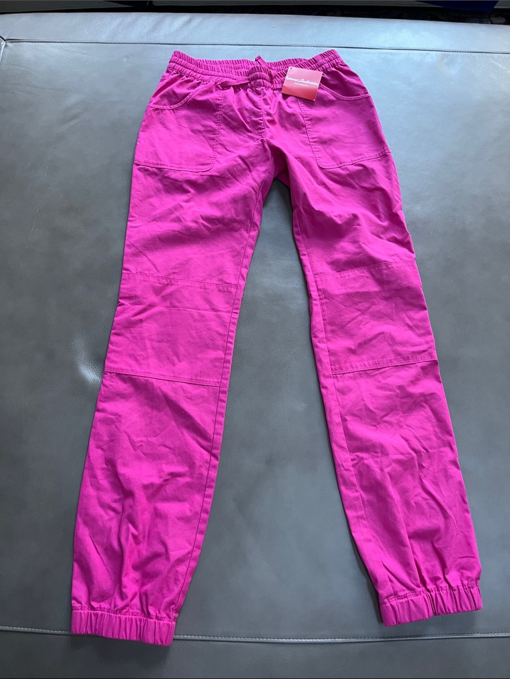 Hanna Andersson Hot Pink Elastic/Tie Waist Jogger Pants